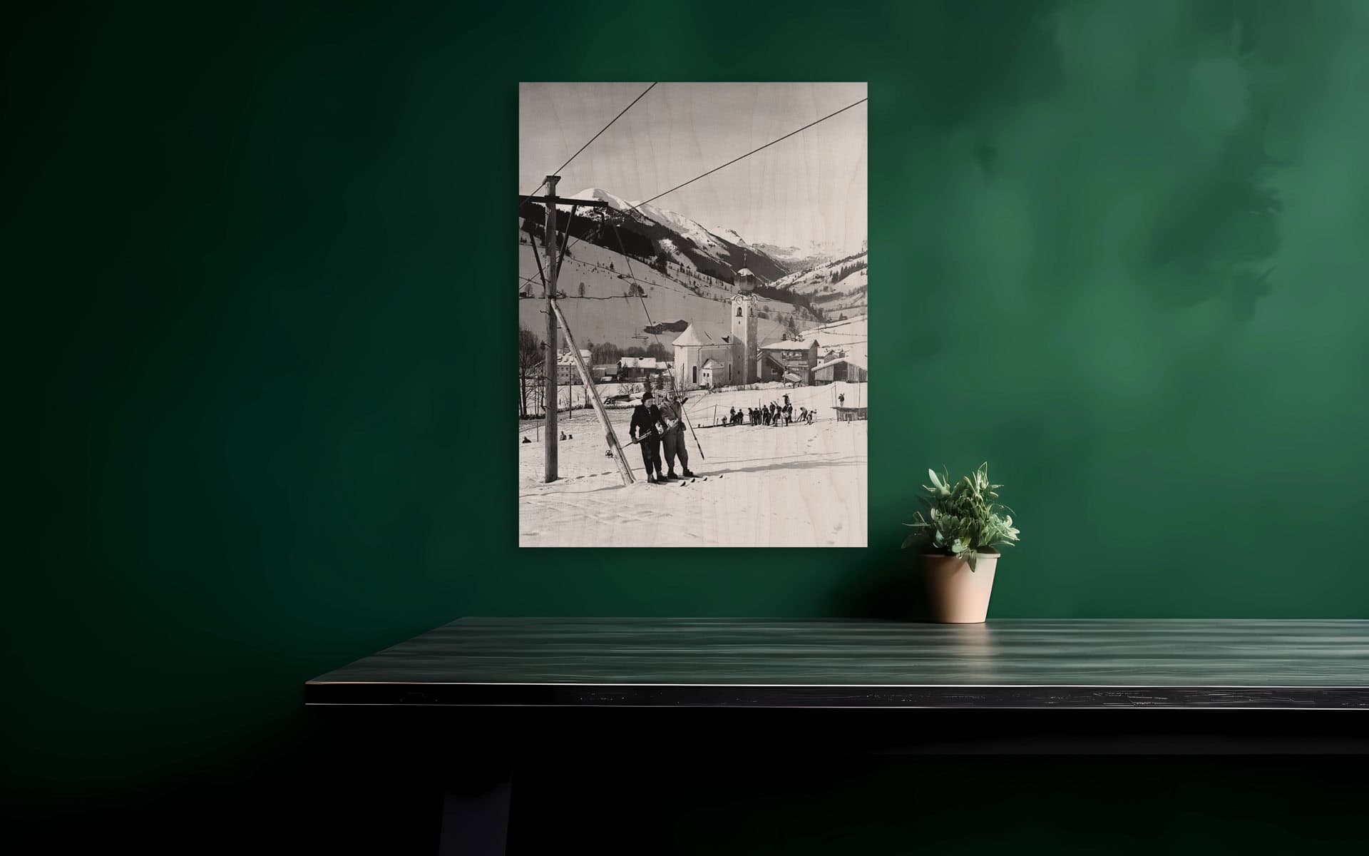 Skilift I on wood – Bild 3