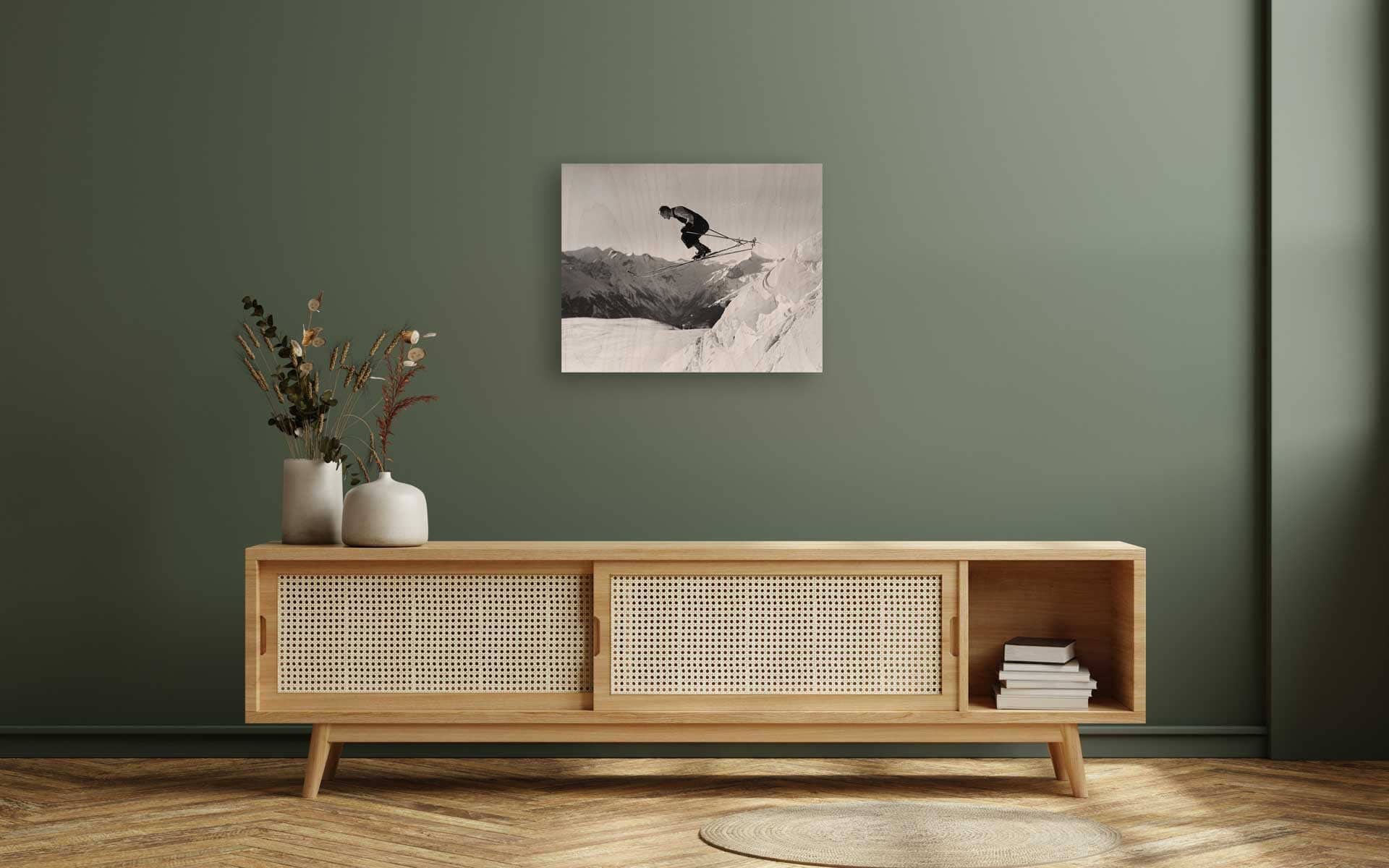 Ski I on wood – Bild 2