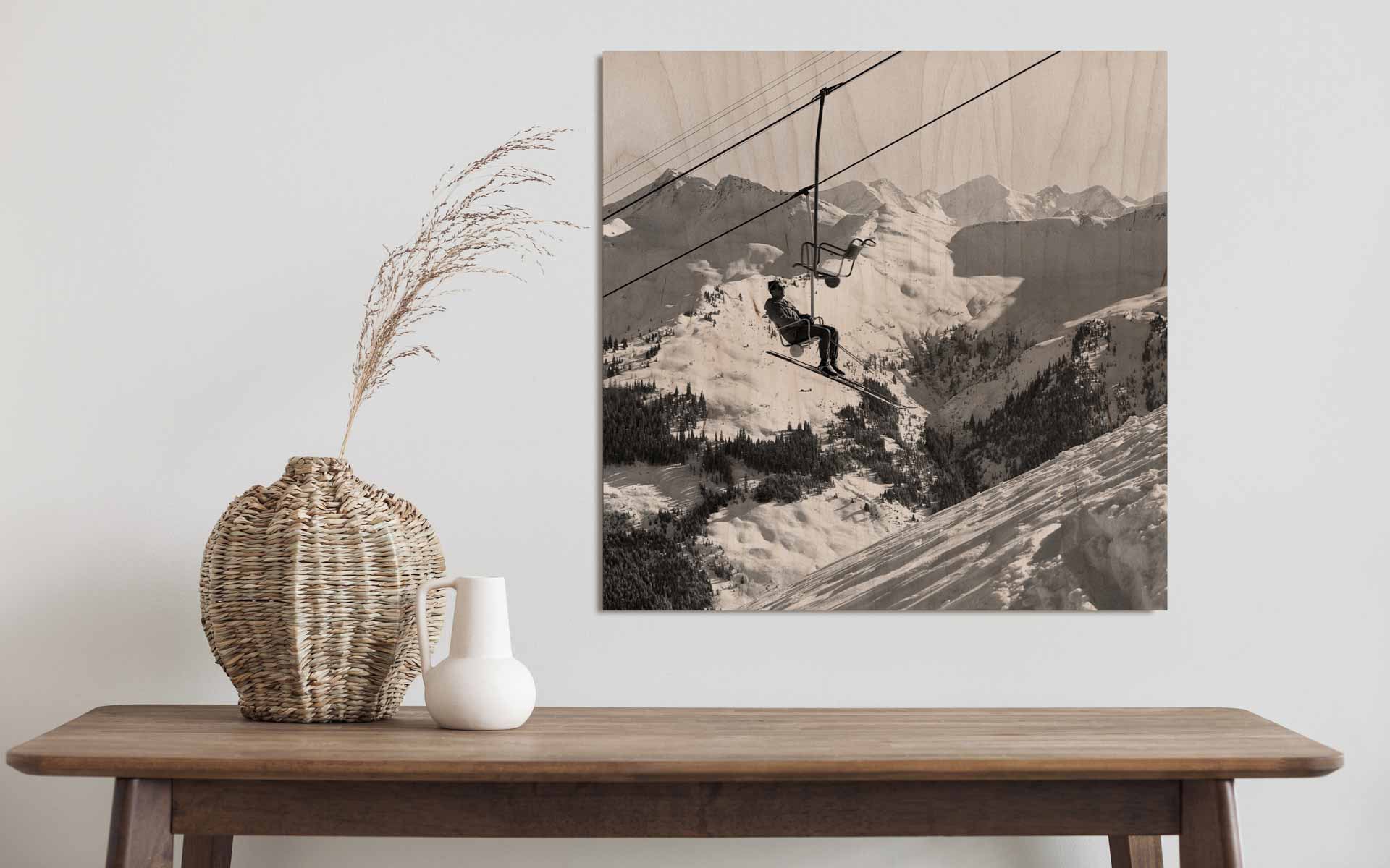 Lift III on wood – Bild 3