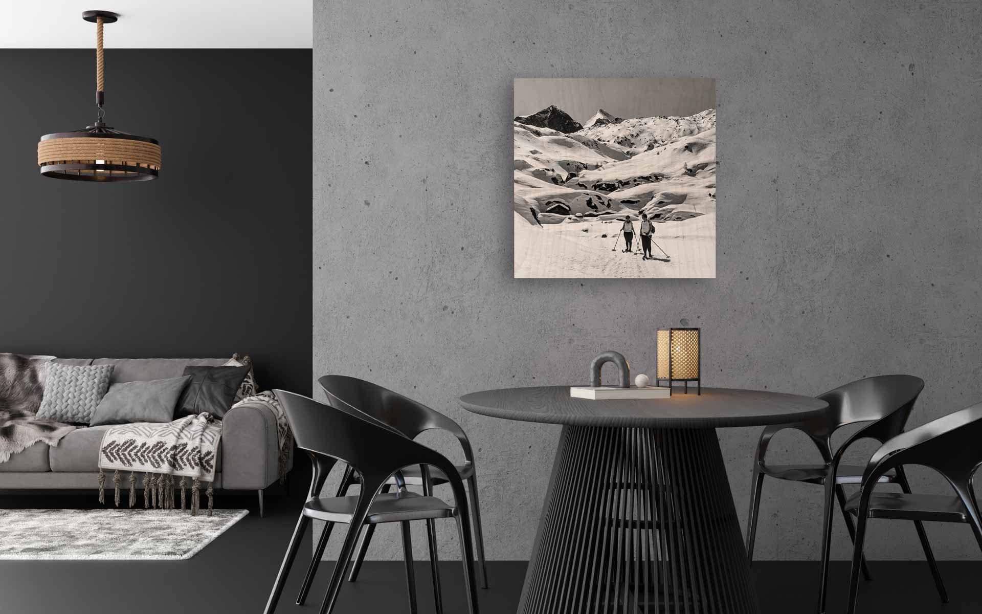 Ski VII on wood – Bild 2