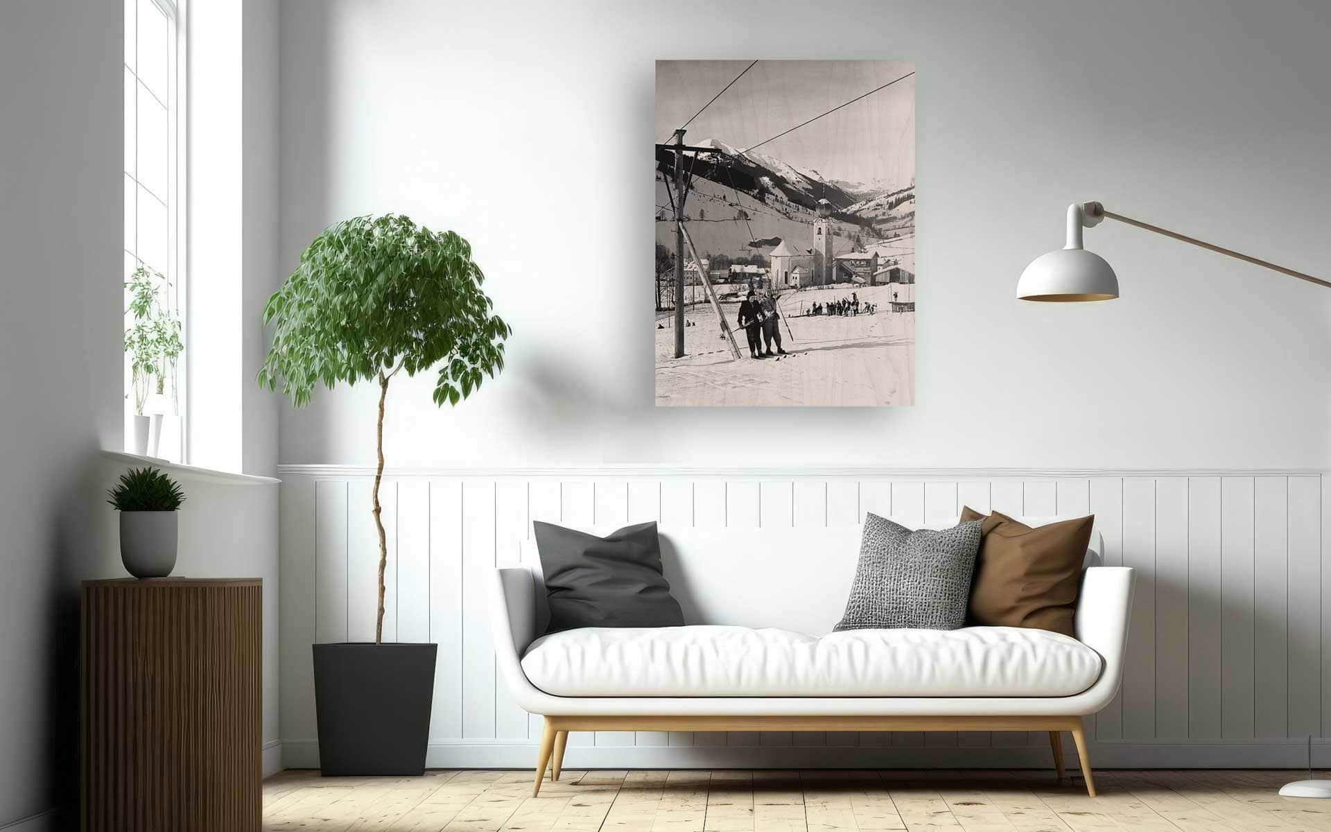 Skilift I on wood – Bild 1