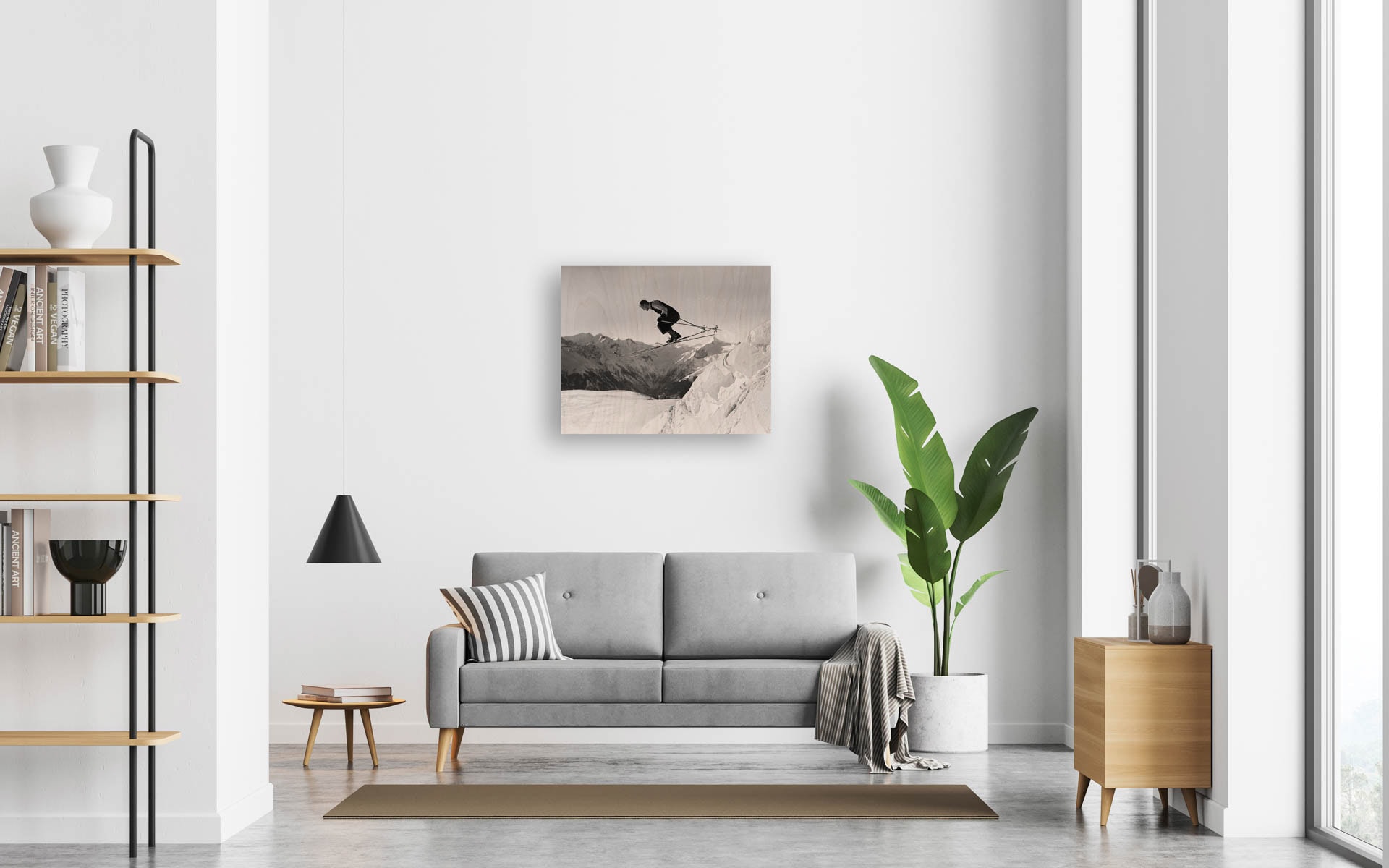 Ski I on wood – Bild 3