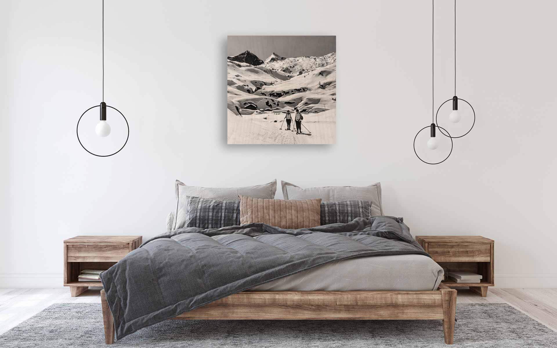 Ski VII on wood – Bild 1