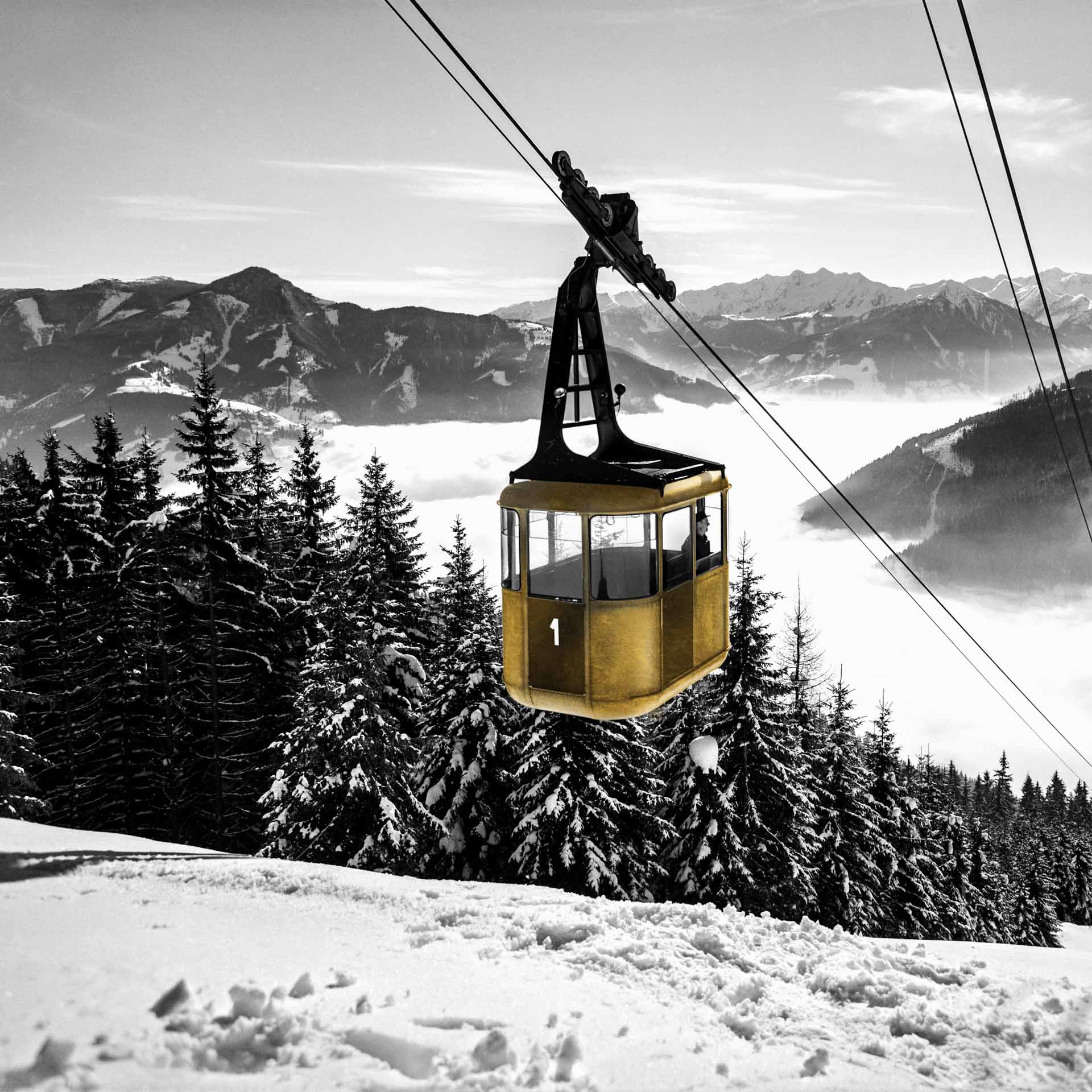 Die Gondel III Gold – Bild 1