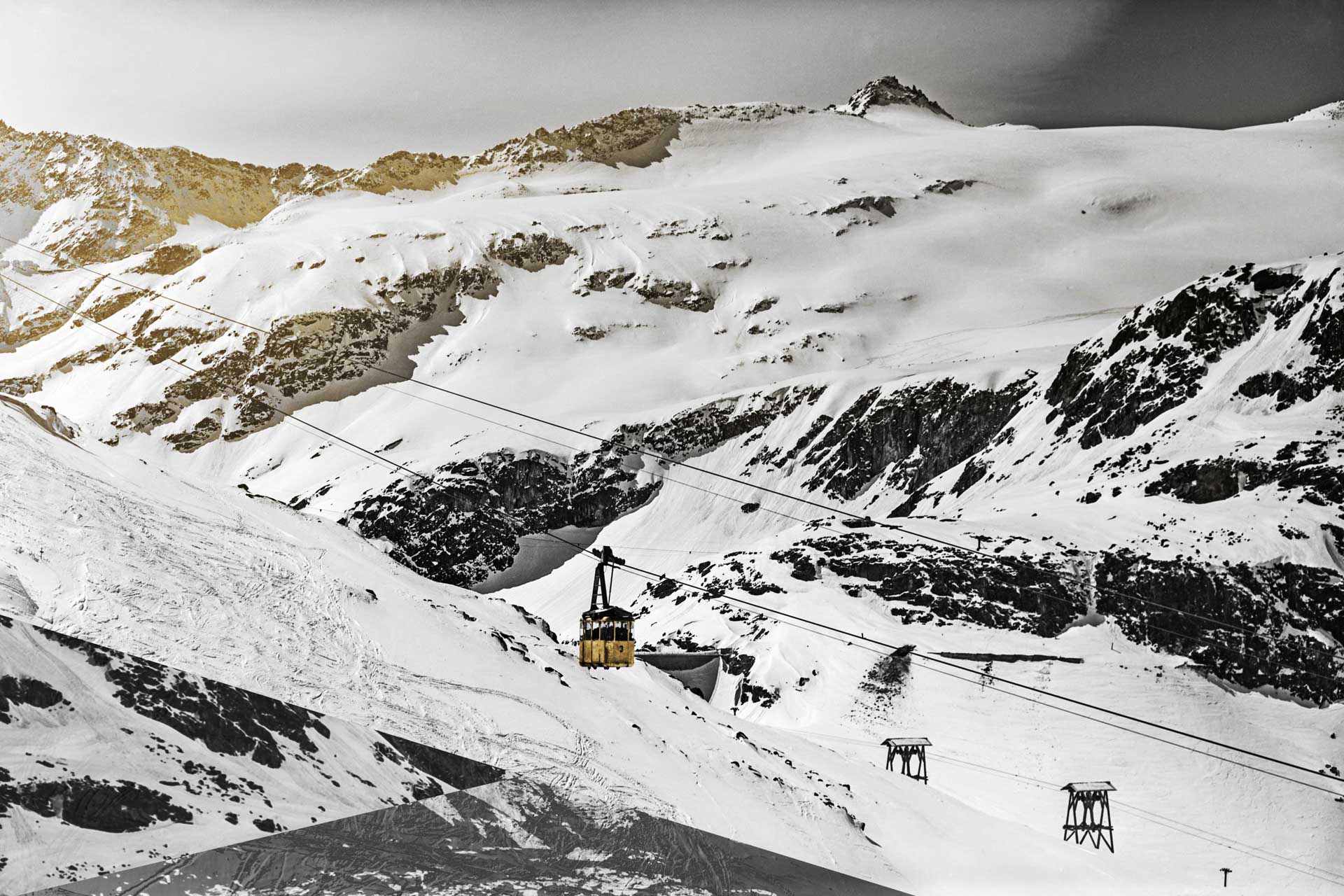 Weisssee Gondel I Gold – Bild 1